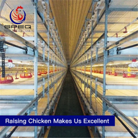 Automatic Broiler Chicken Farm Battery Cage Poultry Farming Equipment for sale