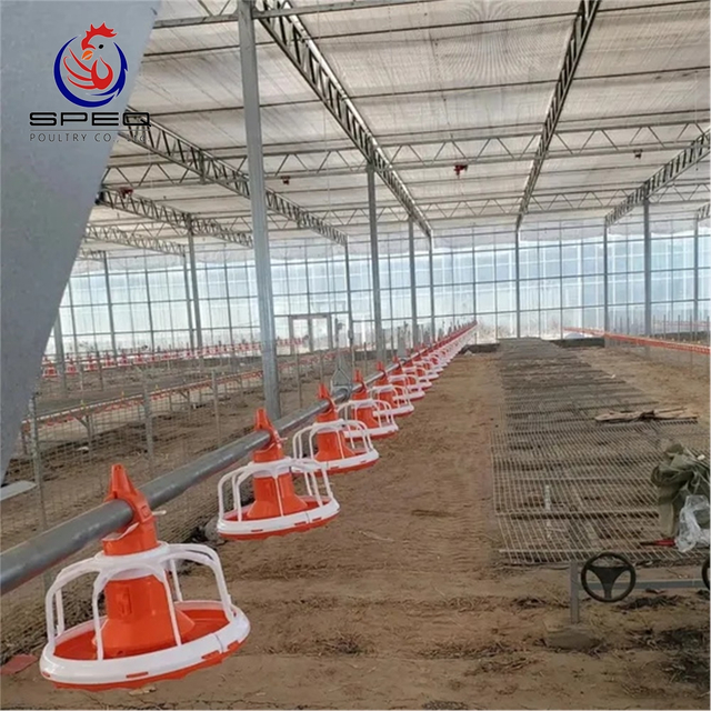 Poultry Farming Equipment Chicken Coop Automatic Pan Feeder for Broiler Breeder